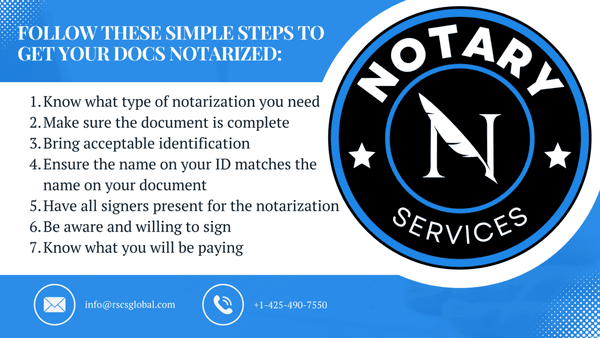 WA Notary Services - Mobile