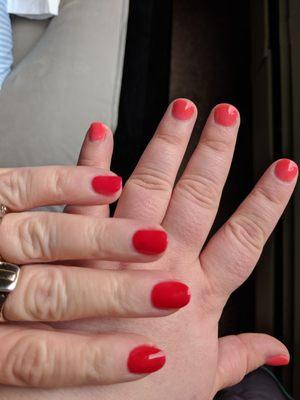 Me and my mom's nails.