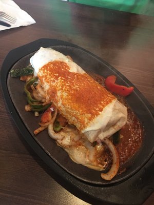 Steak Fajita Burrito. Yum!!