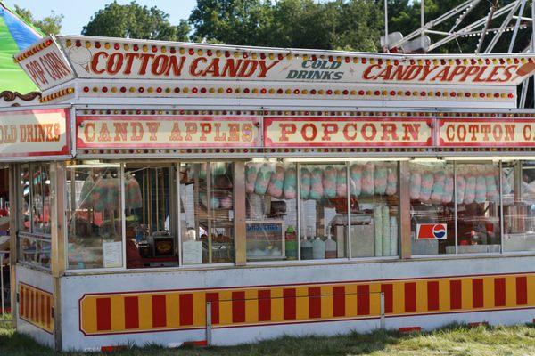 Cotton candy! Popcorn! Candy apples!