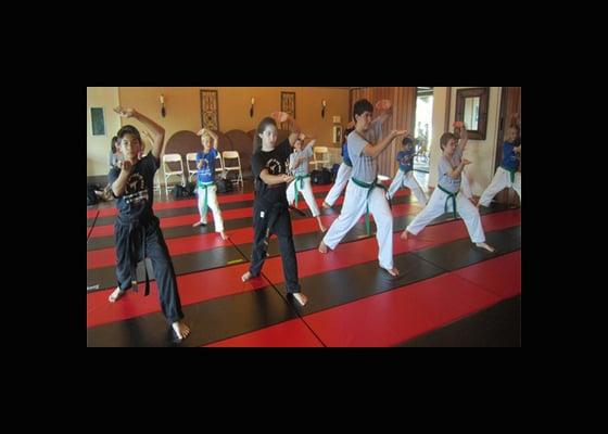 Advanced Junior Karate class