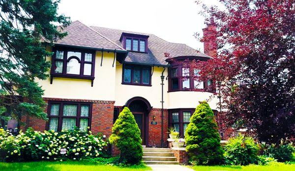 Freshly Painted job on a historic home in Detroit