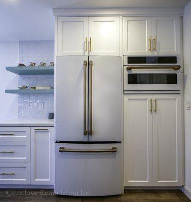 Contemporary Sage Green Kitchen - Huntington Beach Remodel