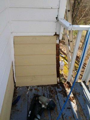 Siding replacement