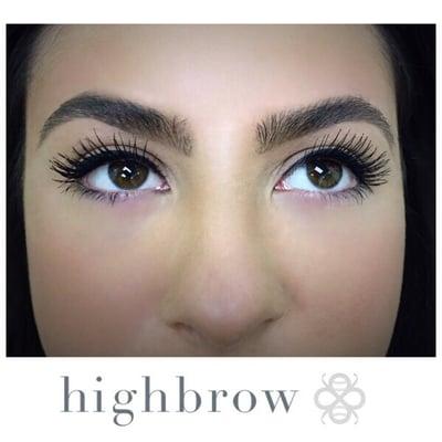 Client Julianna brow shaping