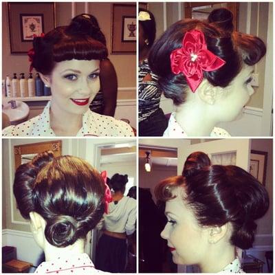 done by: Nicci for a pin up photo shoot