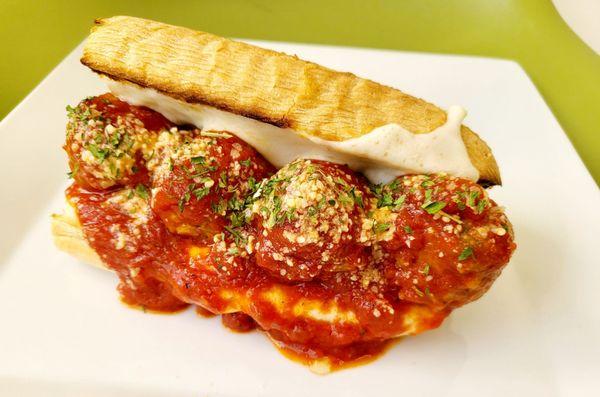 Meatball Parmigiana Sub