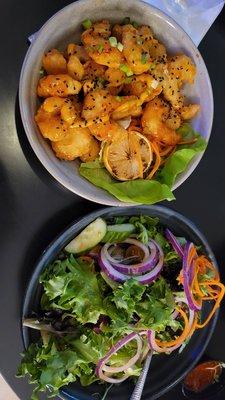 Salad & Bang Bang Shrimp