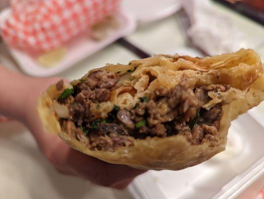 Carne asada burrito