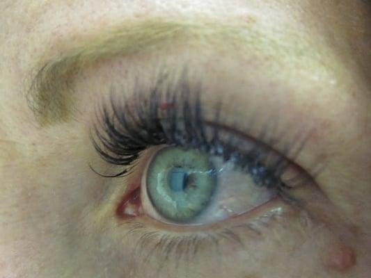 Beautiful eyelash extensions. Years of experience