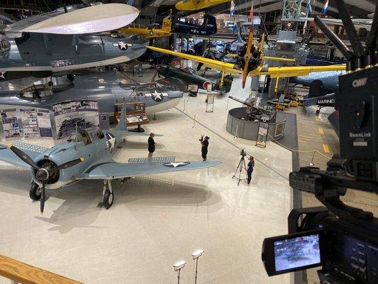 National Naval Aviation Museum 'History Up Close' shoot