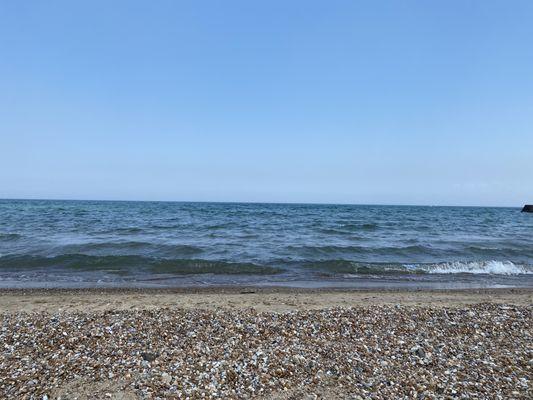 Lake Michigan from the south end.