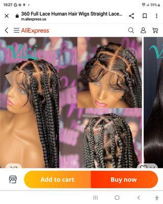 K Glamor Wigs Braidings Design