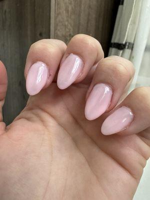 Acrylic set with gel