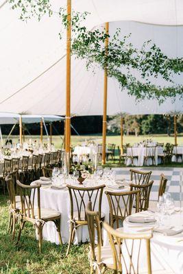 Sailcloth Tent - Private Ranch Wedding - Nashville, TN