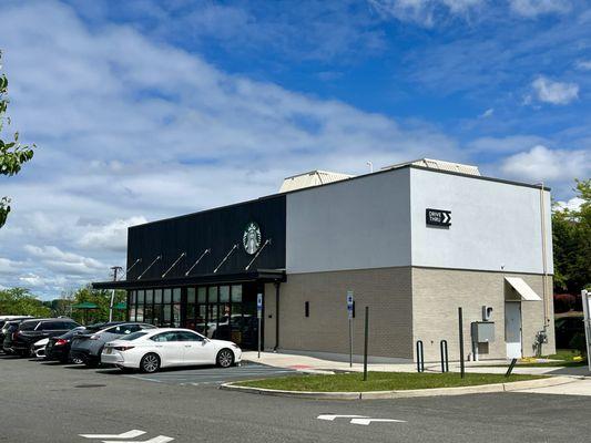 There's a Starbucks Drive-Thru at Essex Green.