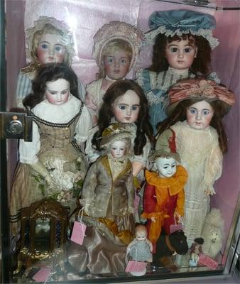 Antique French & German Bisque Dolls