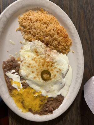 Chicken enchiladas with corn tortillas