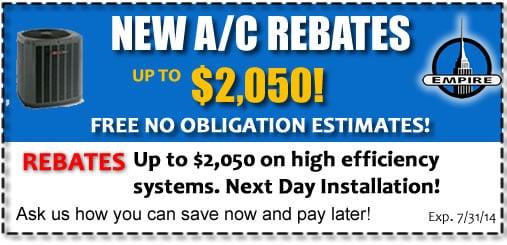 Air Conditioner rebate