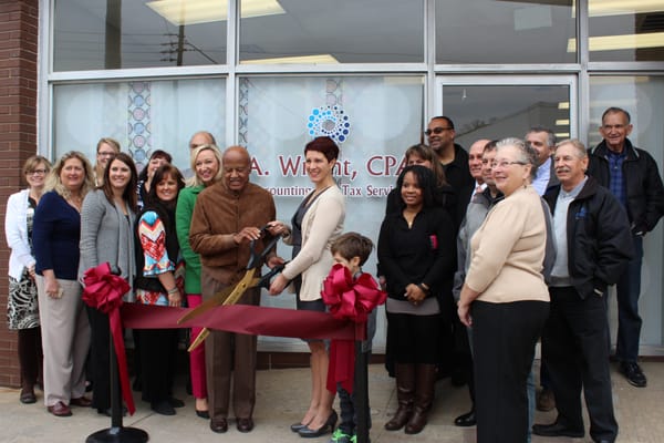 A. Wright, CPA ribbon cutting ceremony - Friday, January 23, 2015