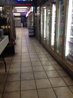 Hallway to the liquor store