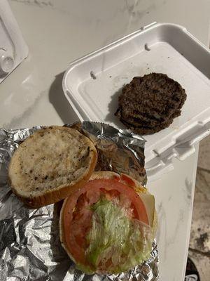 Hamburger patties