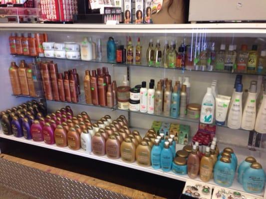 We also have hundreds of hair products for all textures.