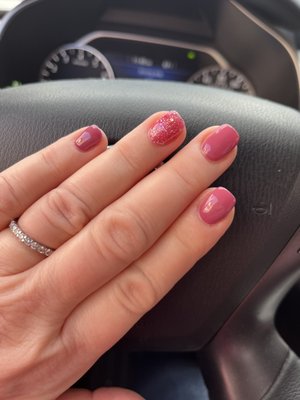 Amy gave me the perfect gel fill and manicure. I feel like I've wasted years and money trying other salons.