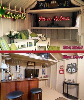 Man Cave or a She Shed??