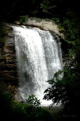 Looking Glass Waterfalls in Cherokee, NC.