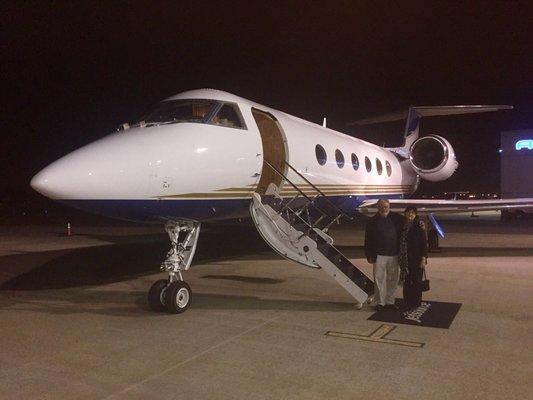 Gulfstream 4 to Los Angeles with family! Such a great time! Thank you AmeriCharter! Private Jet Charter