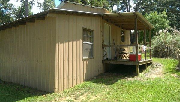 Our clean cabin for 3 nights.  Bring shampoo and hand soap and a little food.  You are now set to go fishing.