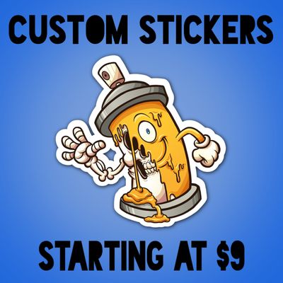 yourtaghere.com Custom Stickers: Die-cut Stickers, Circle Stickers, Rectangle Stickers, etc...