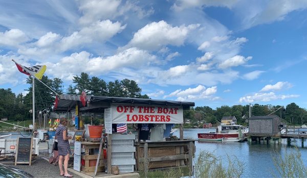 Off The Boat lobster shack.