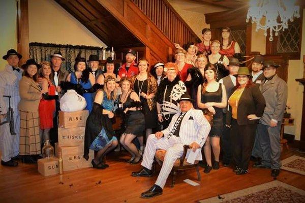 We offer public and private murder mystery dinners!