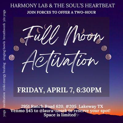 Full Moon Activations are powerful and allow you to align to your hearts calling.