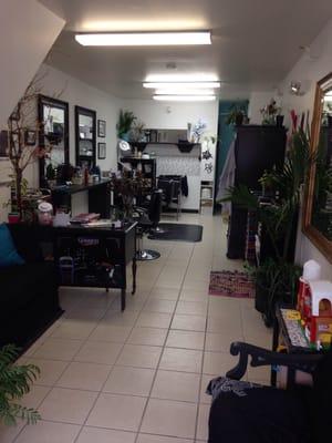 Inside of salon