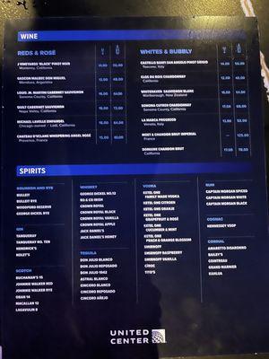 Drink Menu