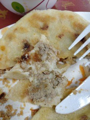 Pork pupusa