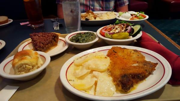 Breaded & Baked Pork Chop.....among other stuff