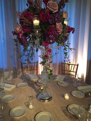 On my wedding day, many guests would love to take the centerpiece home but they are securely glue/attach to the candelabra.