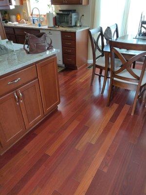 New hardwood floors