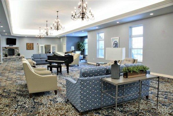 Spacious common areas are an extension of your apartment throughout the community!