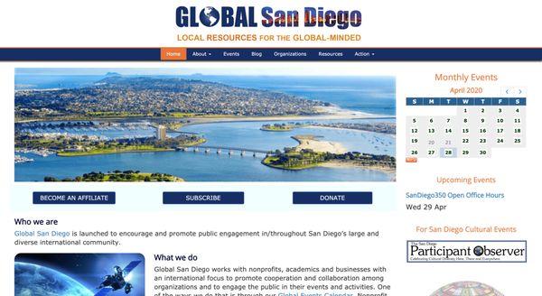 Web Development and Maintenance for Global San Diego