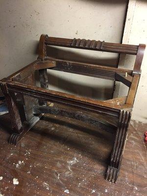 Refinish woodworking