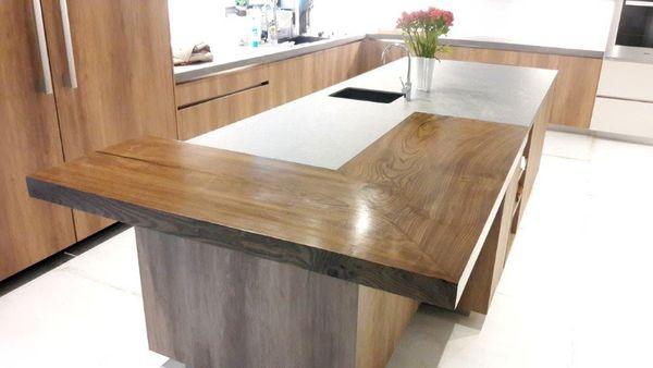 Beautiful Cypress Kitchen Island Extension