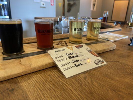 Beer flight