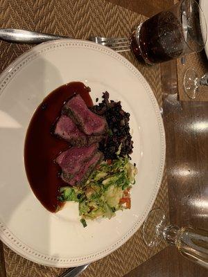 Main course Elk fillet, delicious!