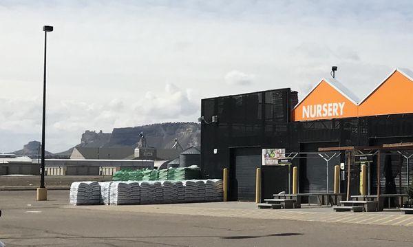 View of Monument behind Home Depot