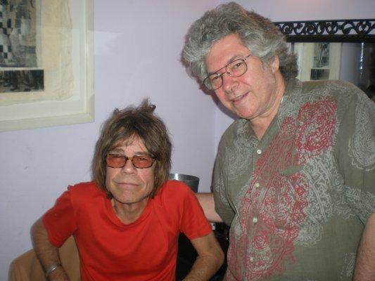 Dennis with David Johansen after show at City Winery,NYC